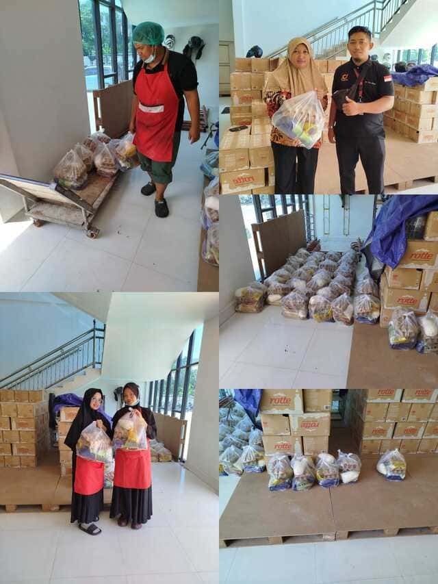 Babada Foundation Bagikan Sembako Murah di Kantor Babada Corporation