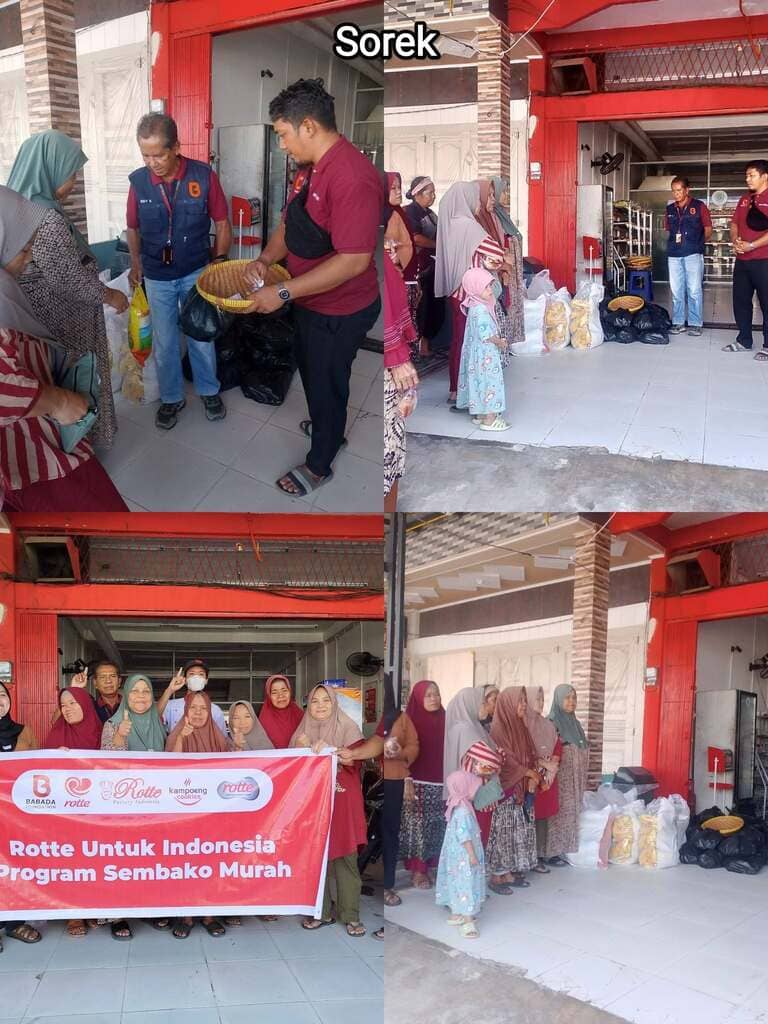 Babada Foundation Gelar Tebus Murah Sembako di 5 Outlet Rotte