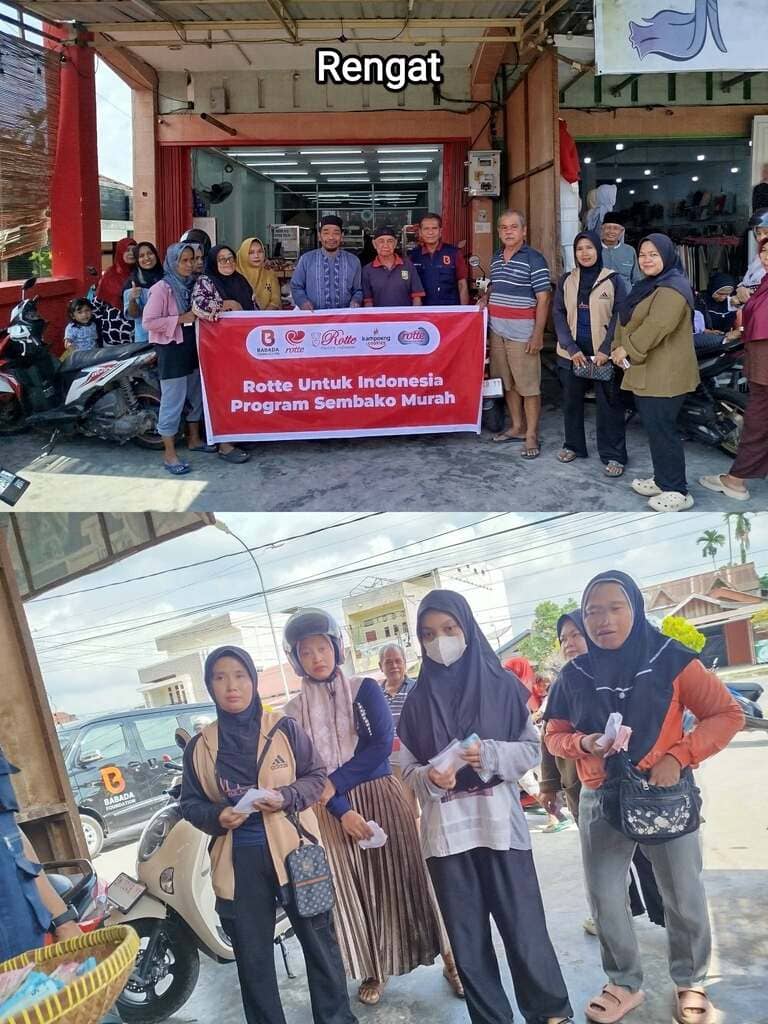 Babada Foundation Gelar Tebus Murah Sembako di 5 Outlet Rotte