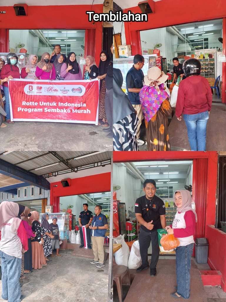 Babada Foundation Gelar Tebus Murah Sembako di 5 Outlet Rotte