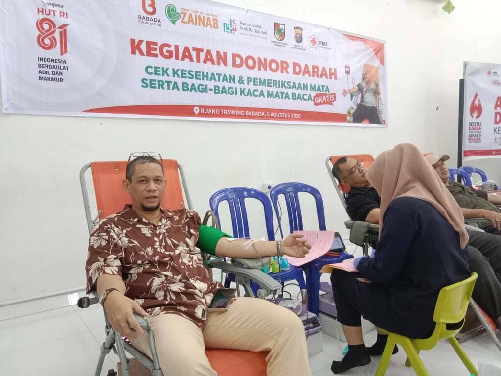 Babada Foundation Gelar Donor Darah